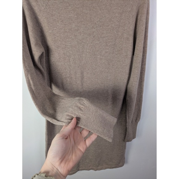 Quince Women's Mongolian Cashmere Turtleneck Sweater Dress XS Quiet Luxury - Picture 4 of 8